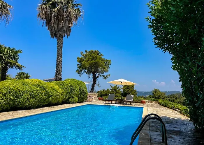 Villa Posidi With Private Pool And Sea View
